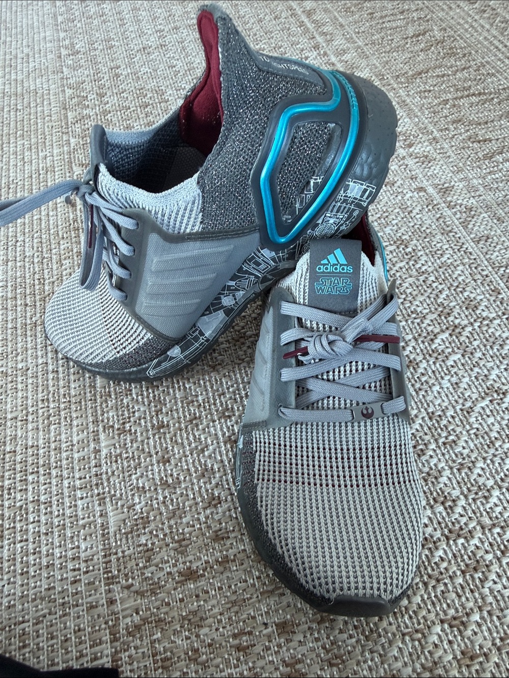 Adidas Ultraboost 20 Star Wars Millennium Falcon Sneakers Size 7.5